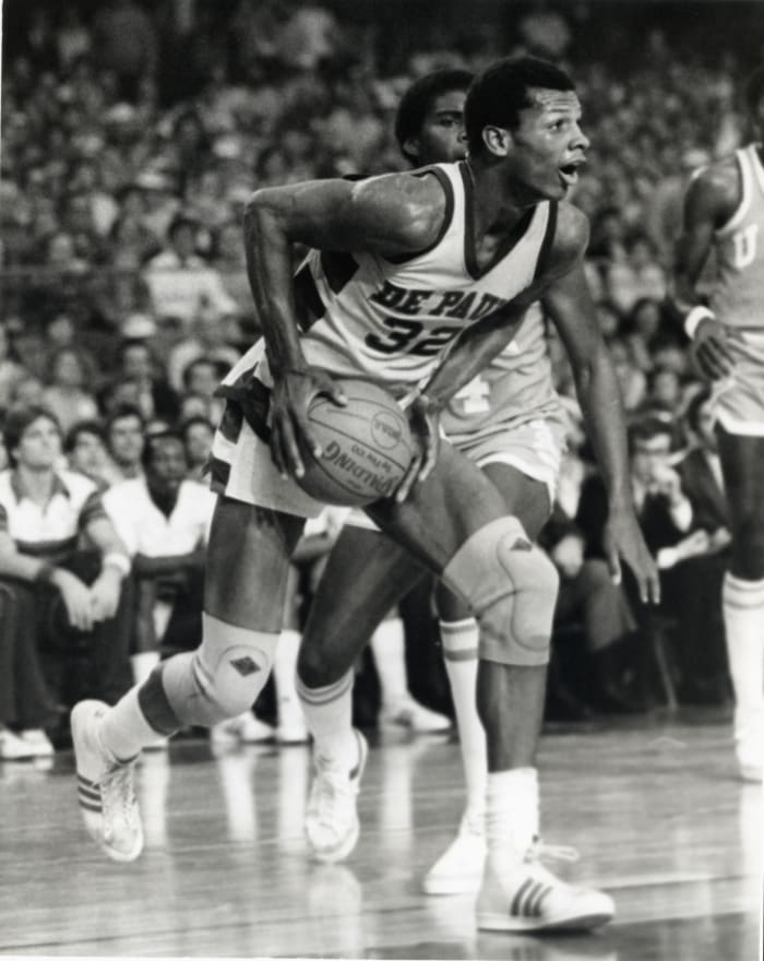 Unknown date & location, USA; FILE PHOTO; DePaul Blue Demons guard Terry Cummings (32)